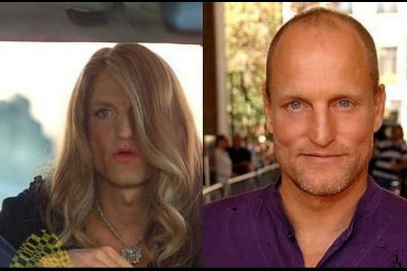 Брутальные самцы Голливуда в женском обличье Актеры, русские, российские, Голливуда, в женской роли, Вуди Харрельсон, Духовны, Депп, Клуни, Бин, Лори, Лето