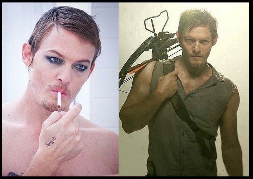 Брутальные самцы Голливуда в женском обличье Актеры, русские, российские, Голливуда, в женской роли, Вуди Харрельсон, Духовны, Депп, Клуни, Бин, Лори, Лето