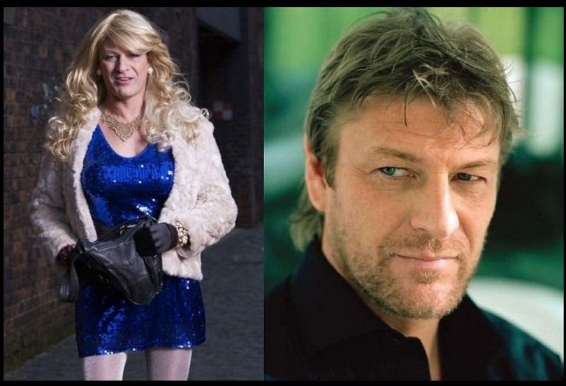 Брутальные самцы Голливуда в женском обличье Актеры, русские, российские, Голливуда, в женской роли, Вуди Харрельсон, Духовны, Депп, Клуни, Бин, Лори, Лето