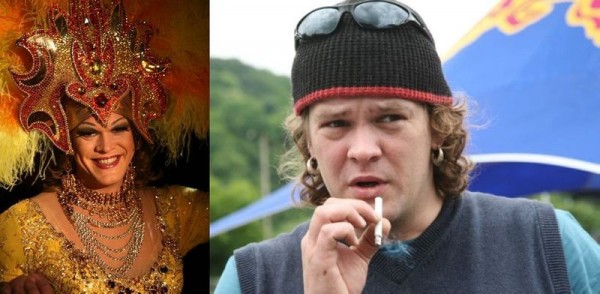 Брутальные самцы Голливуда в женском обличье Актеры, русские, российские, Голливуда, в женской роли, Вуди Харрельсон, Духовны, Депп, Клуни, Бин, Лори, Лето