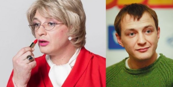 Брутальные самцы Голливуда в женском обличье Актеры, русские, российские, Голливуда, в женской роли, Вуди Харрельсон, Духовны, Депп, Клуни, Бин, Лори, Лето