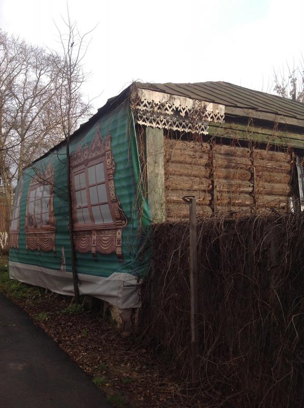 Фальшивая подготовка Суздаля к визиту президента фасады, подготовка Суздаля, визит президента,Путин,фальшивка