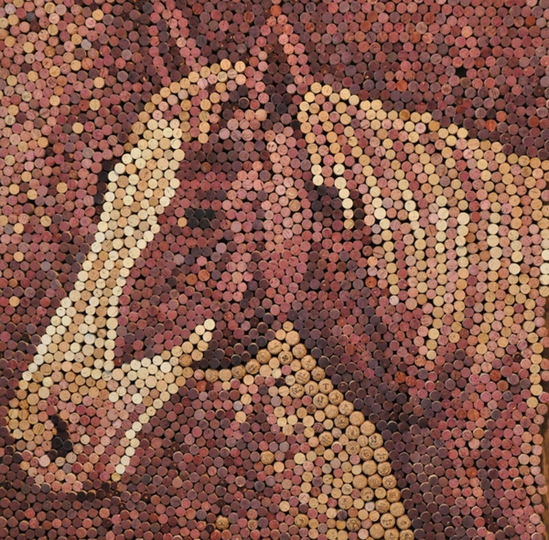 Портреты, винные пробки, Скотт Гандерсен, Scott Gundersen