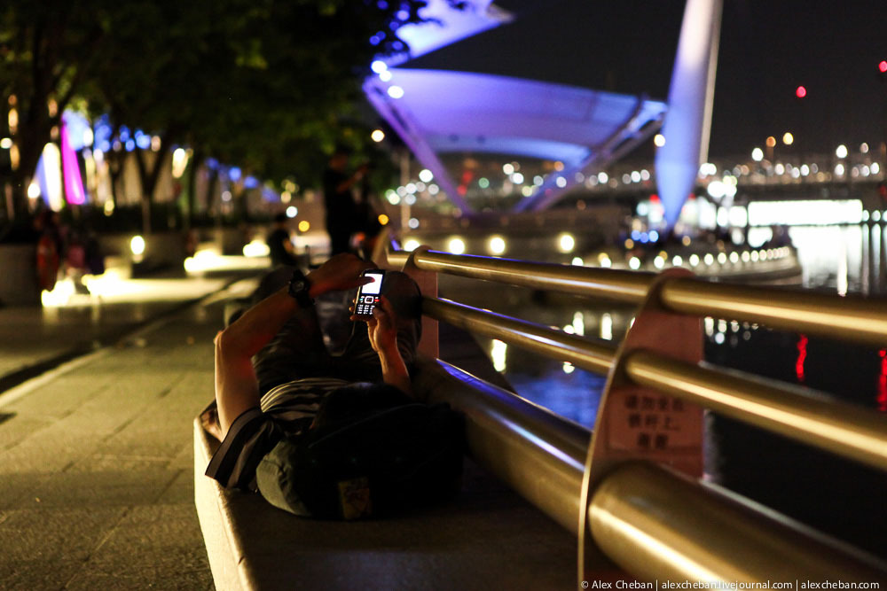 Чудесный Сингапур в свете ночи Сингапур ночью , фото , Свиссотель