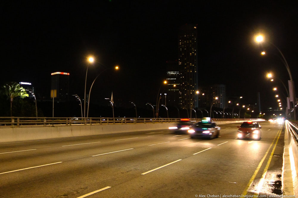 Чудесный Сингапур в свете ночи Сингапур ночью , фото , Свиссотель