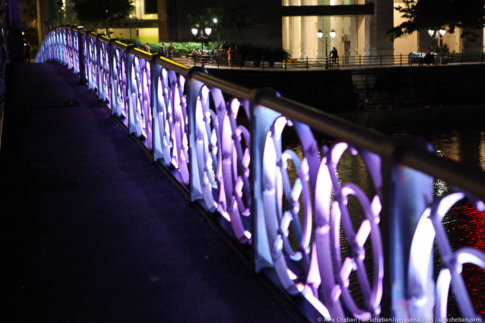 Чудесный Сингапур в свете ночи Сингапур ночью , фото , Свиссотель