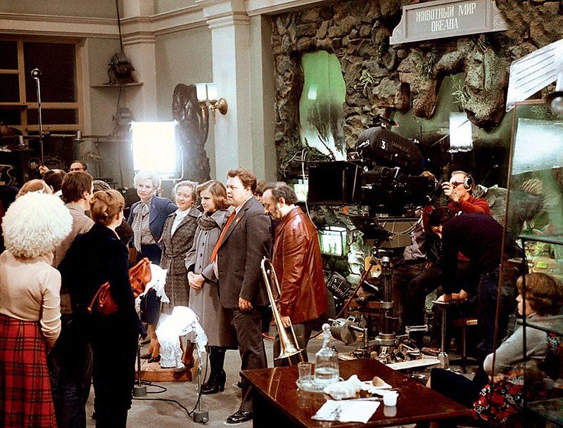 Закулисные кадры со съемок легендарных советских фильмов закулисные кадры, советские фильмы, ссср, прошлое