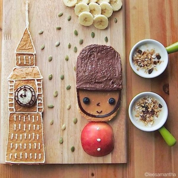 Креативные завтраки,еда,мама, Саманта Ли Samantha Lee