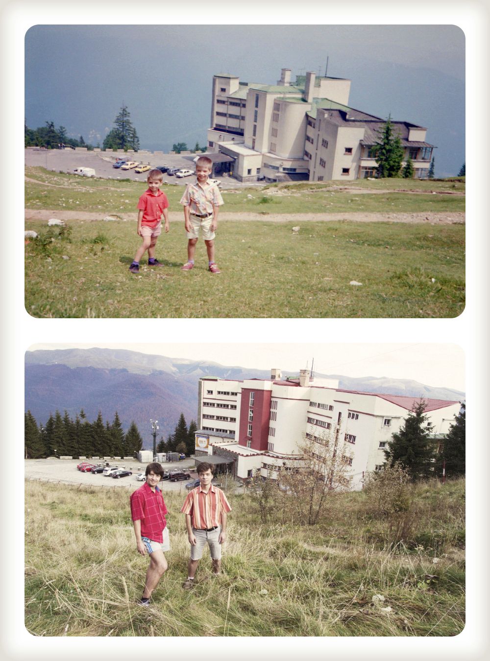 Два брата воссоздали свои детские снимки в подарок маме Два брата, фото через 20 лет, воссоздали, детские снимки,подарок маме,Toma и Paul Alexandru