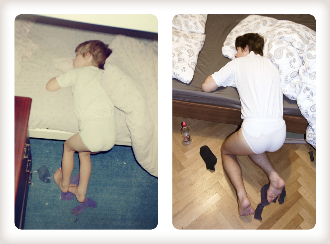 Два брата воссоздали свои детские снимки в подарок маме Два брата, фото через 20 лет, воссоздали, детские снимки,подарок маме,Toma и Paul Alexandru