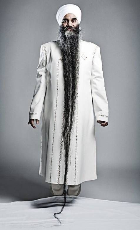 20 признаков, слишком длинная борода, большая борода