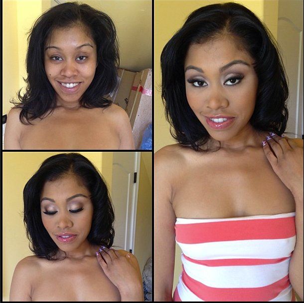 порноактрисы, звёзды, фильмы для взрослых, до и после, макияж