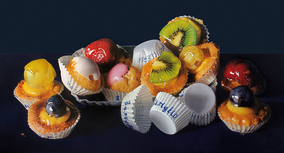 реализм, гиперреализм, Аппетитно, картины, итальянский художник, Лиуджи Бенедиченти, Luigi Benedicenti