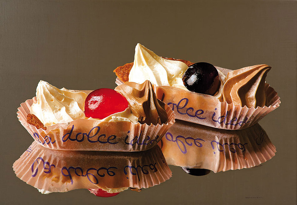 реализм, гиперреализм, Аппетитно, картины, итальянский художник, Лиуджи Бенедиченти, Luigi Benedicenti