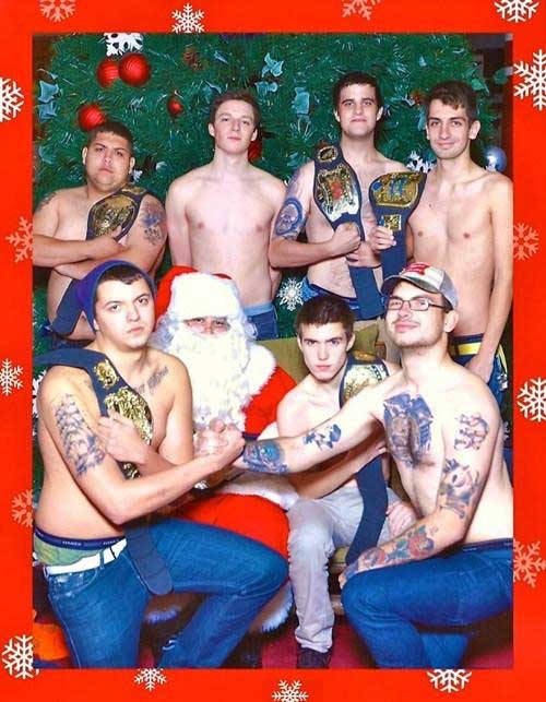 Смешные фотографии с Санта-Клаусом Смешные, необычные, фотографии, с Санта-Клаусом, нелепые, веселые