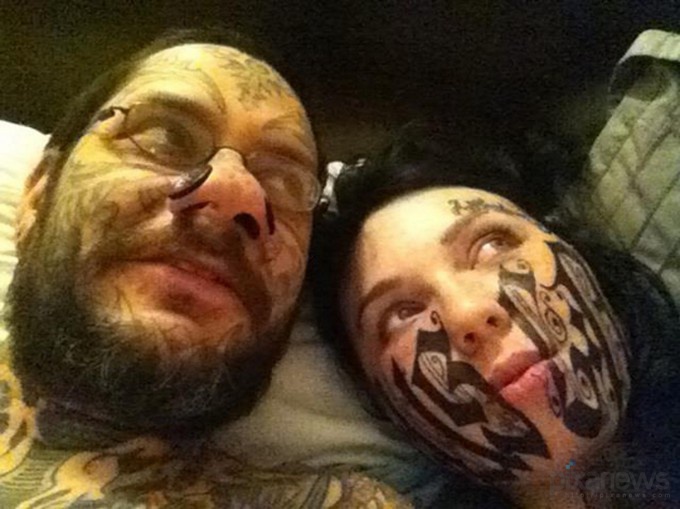 татуировка лицо Руслан Туманянци Олеся тату девушка ruslan