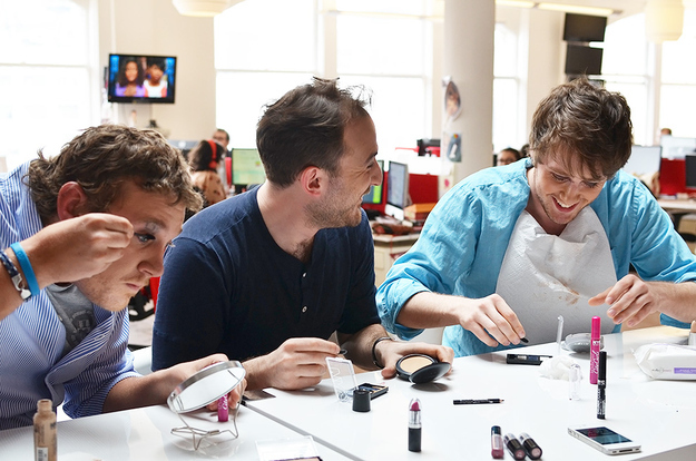 Эксперимент: Мужской мастер-класс по нанесению макияжа за 10 минут! Мужчины, макияж, 10 минут, до и после, фото