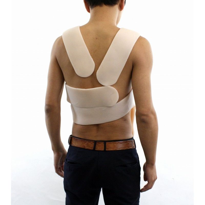 Мужской торс, без тренировок , силиконовая, накладка