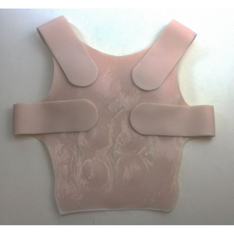 Мужской торс, без тренировок , силиконовая, накладка