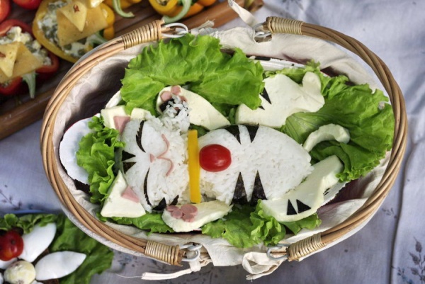 Творческие, завтраки, из Японии, искусство