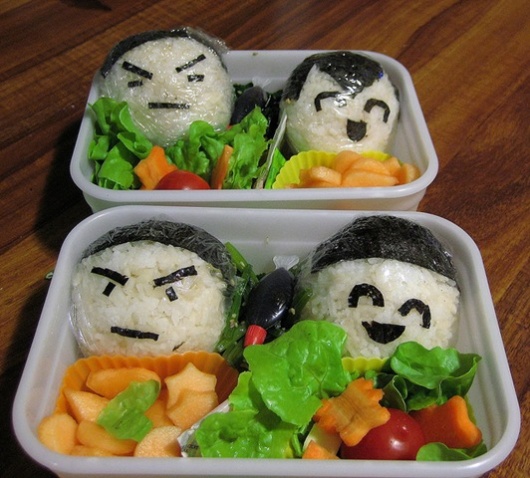 Творческие, завтраки, из Японии, искусство