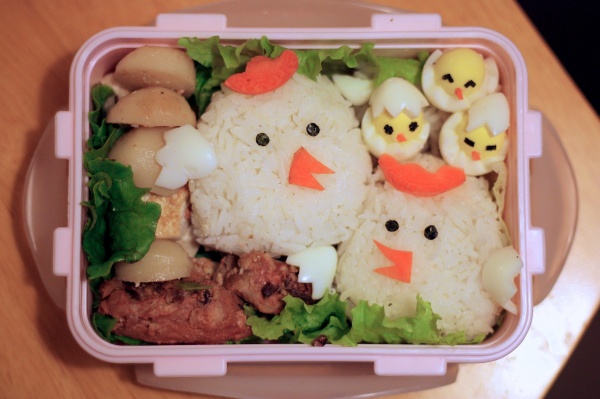 Творческие, завтраки, из Японии, искусство