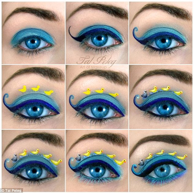 Сказки на веках, высокохудожественный макияж, Таль Пелег, Tal peleg, make up