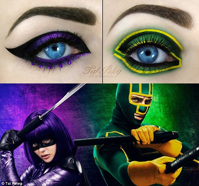 Сказки на веках, высокохудожественный макияж, Таль Пелег, Tal peleg, make up