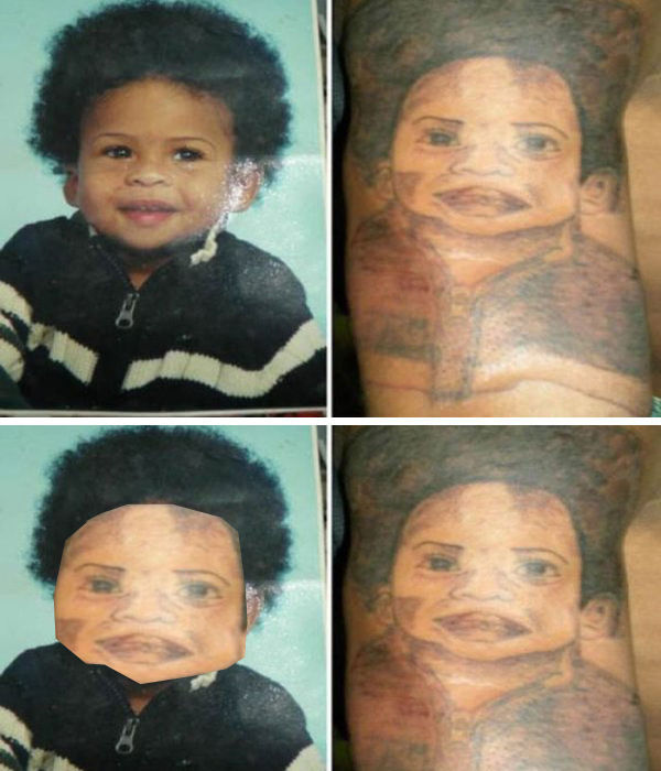 Самые, корявые, портретные, татуировки, в реальной жизни, портаки