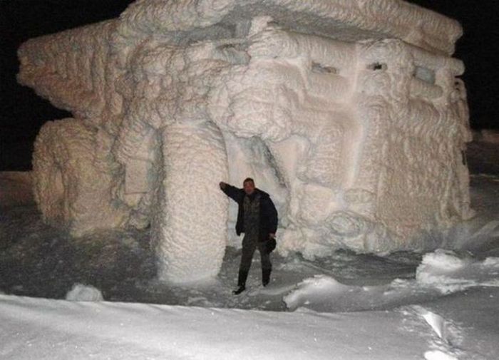 зима, прикол, курьёзные ситуации, снег