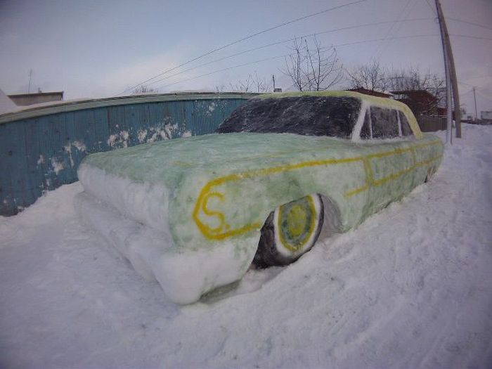 зима, прикол, курьёзные ситуации, снег