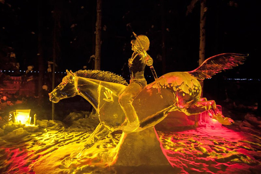 Крупнейший, в мире, чемпионат, ледяного искусства, 2013, Аляска