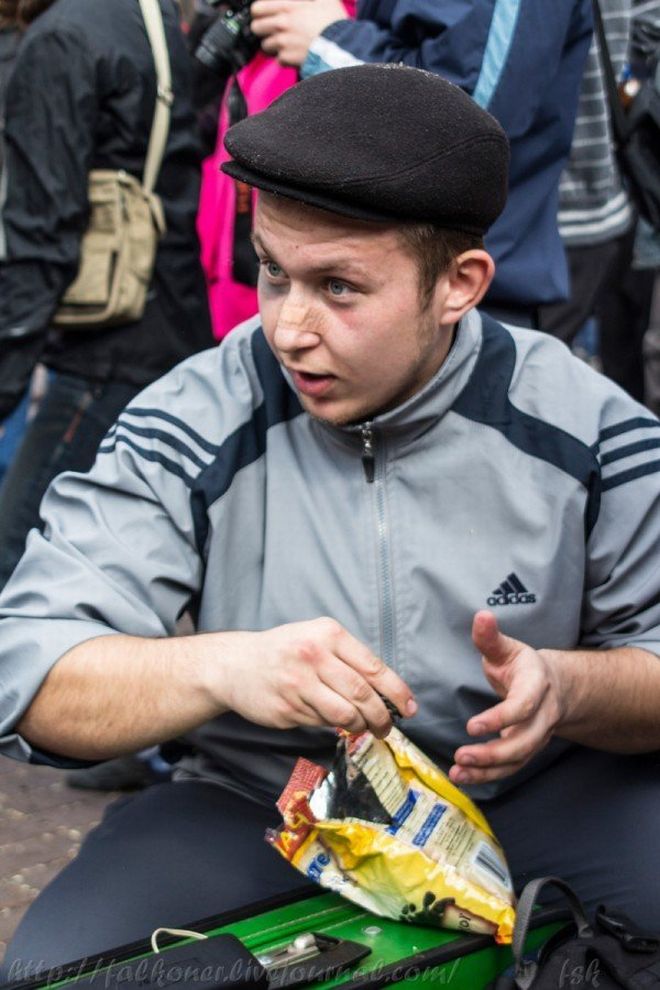 Парад гопников, гоп парад, флешмоб в Киеве, фото