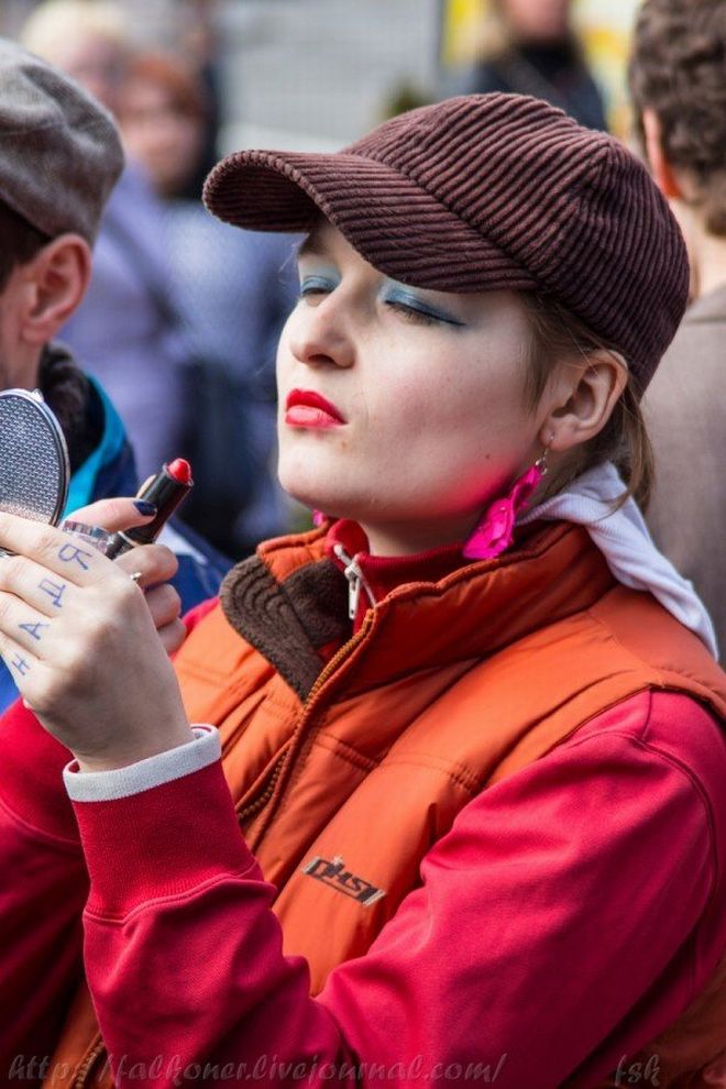 Парад гопников, гоп парад, флешмоб в Киеве, фото