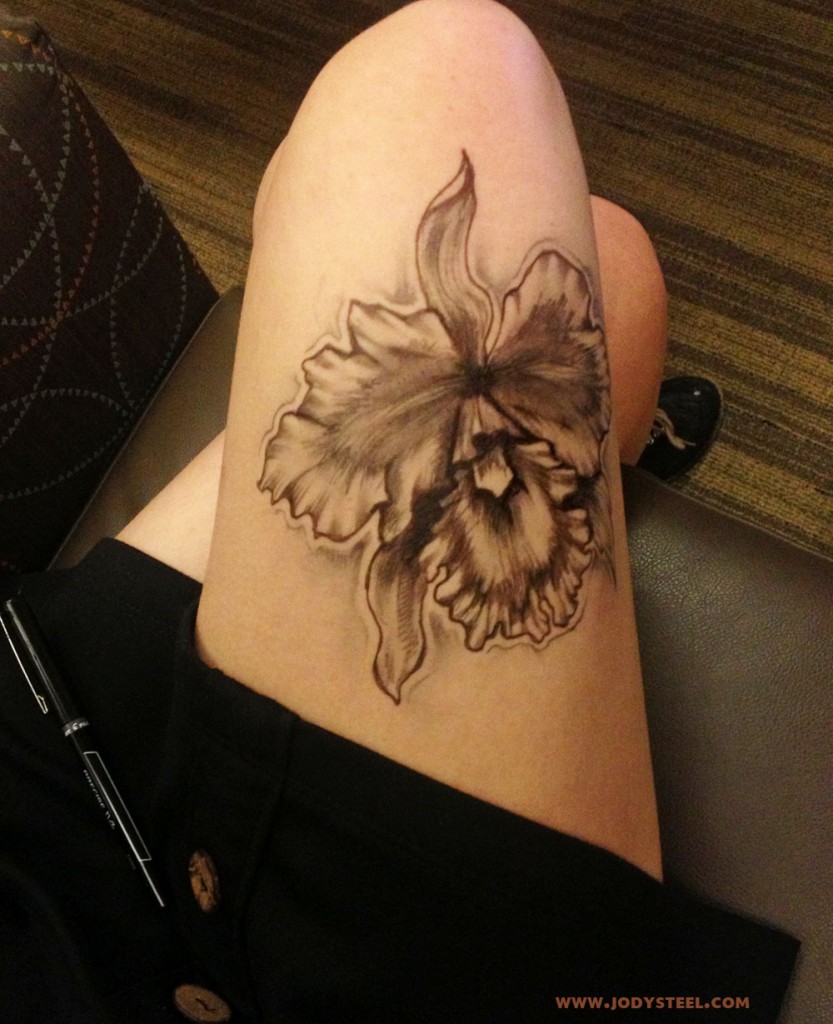 Рисунки на ногах, Джоди Стил, Jody Steel