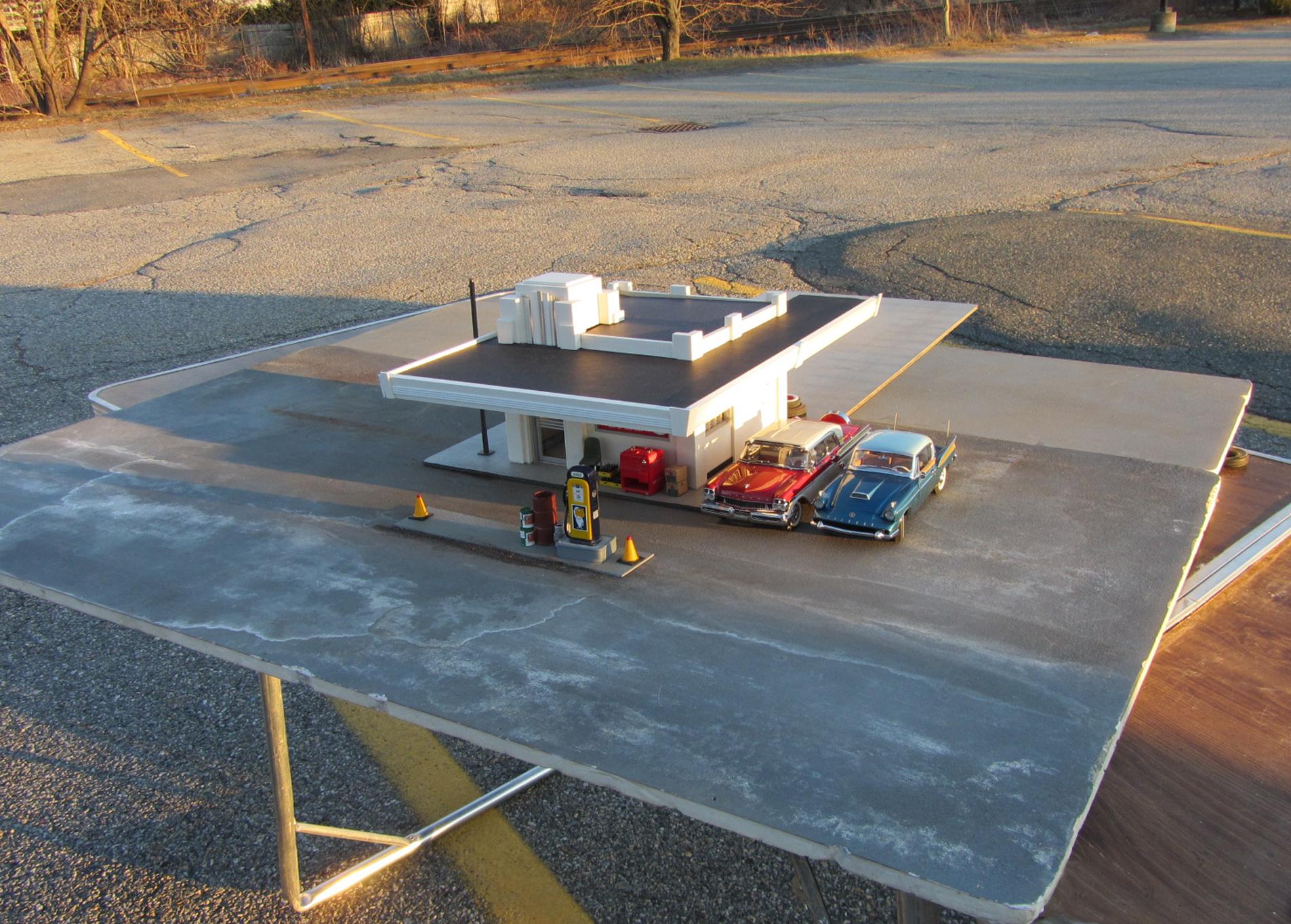 Элджин Парк,обманчивые, миниатюрны, город, Майкл Пол Смит,