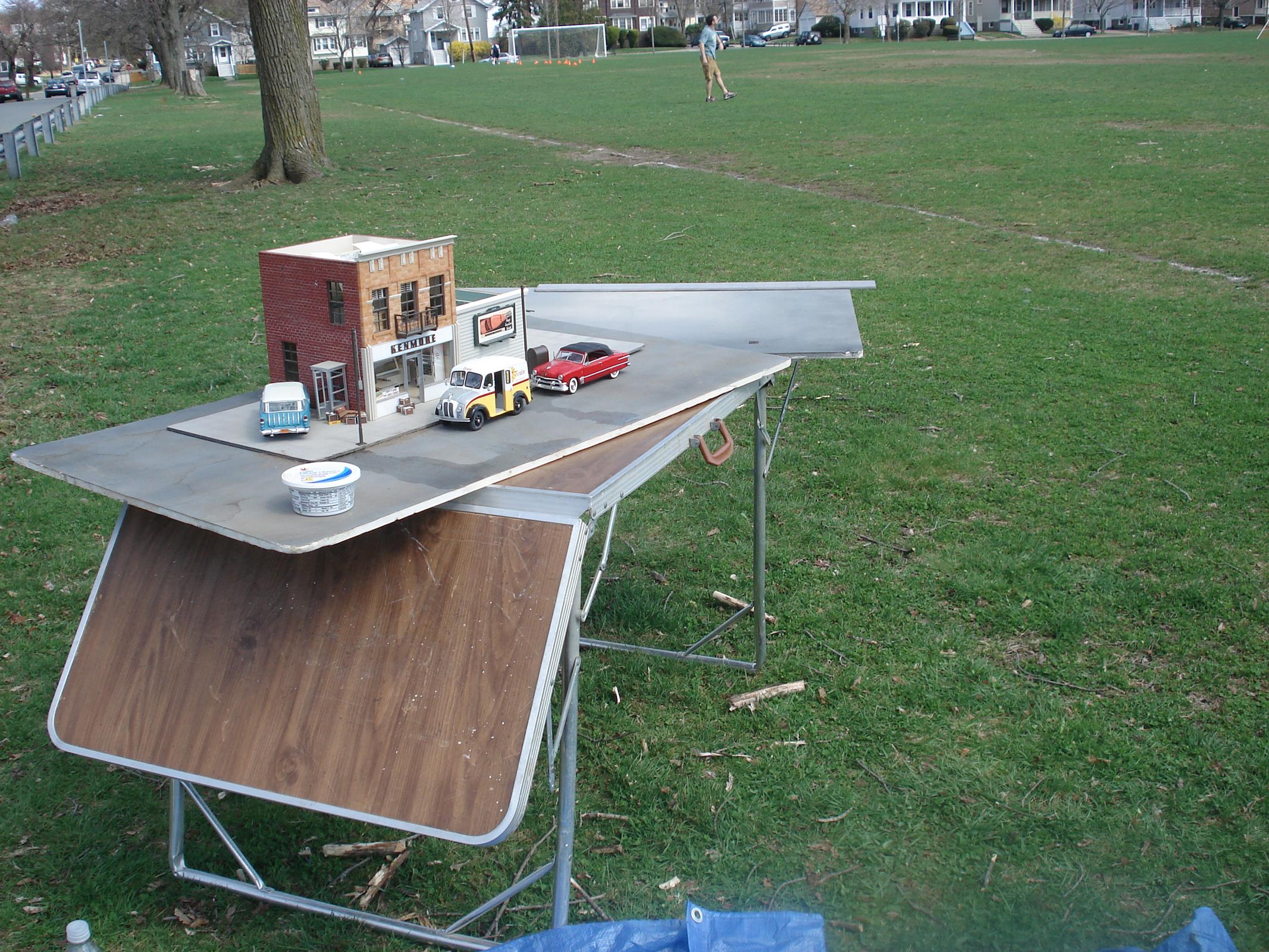 Элджин Парк,обманчивые, миниатюрны, город, Майкл Пол Смит,