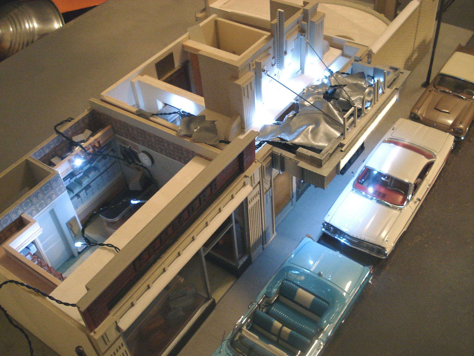 Элджин Парк,обманчивые, миниатюрны, город, Майкл Пол Смит,