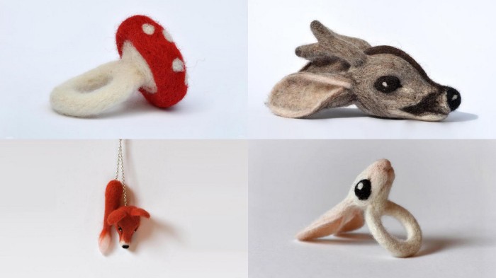 Милые, украшения, из войлока, Лиззи Пирс