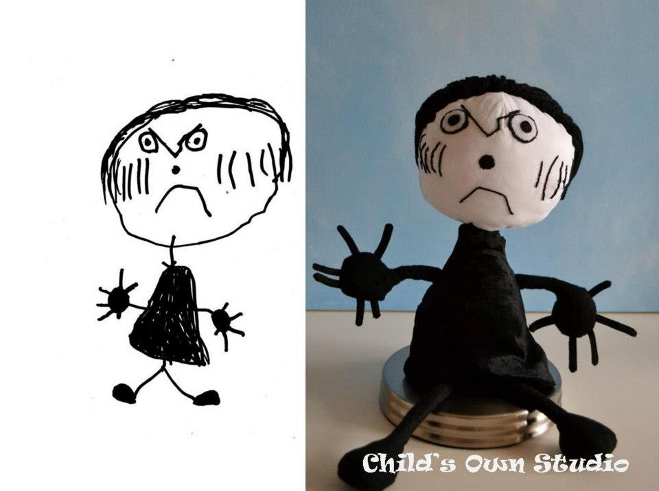 Мягкие игрушки, созданные по мотивам детских рисунков III игрушки, по мотивам, детские рисунки, «Child’s Own Studio