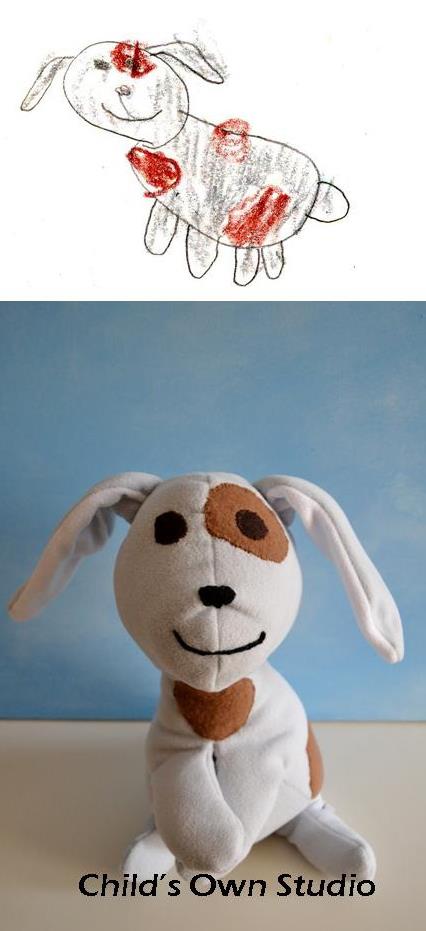 Мягкие игрушки, созданные по мотивам детских рисунков III игрушки, по мотивам, детские рисунки, «Child’s Own Studio