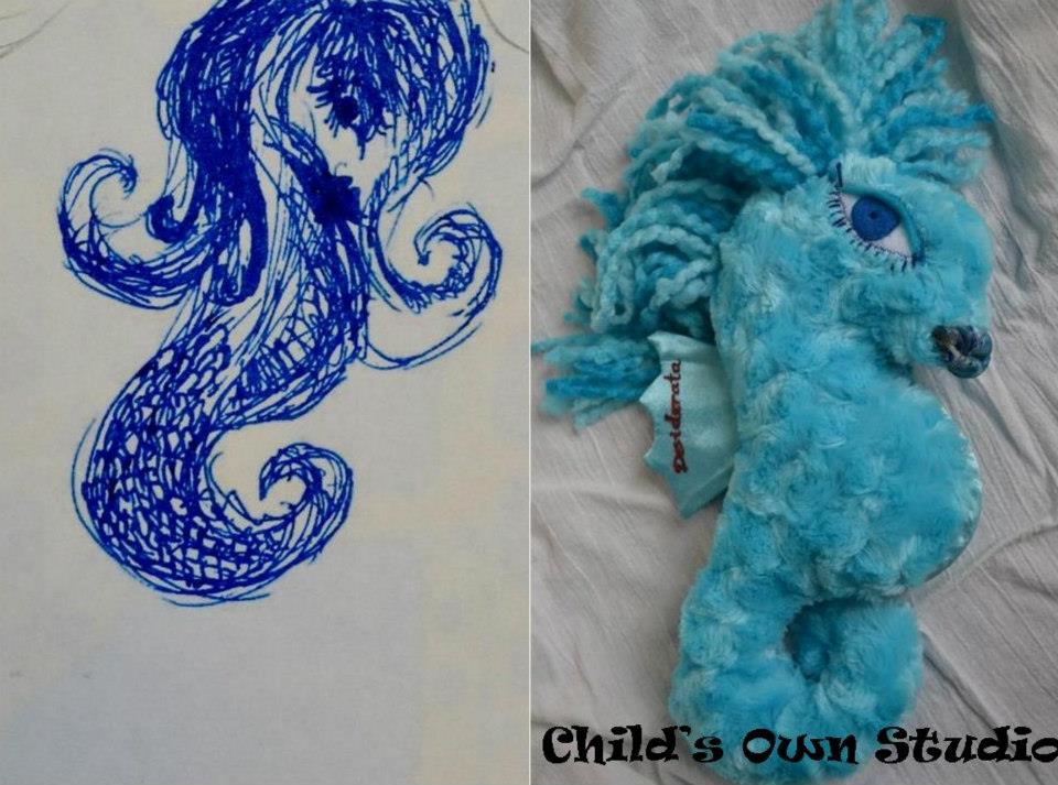 Мягкие игрушки, созданные по мотивам детских рисунков III игрушки, по мотивам, детские рисунки, «Child’s Own Studio