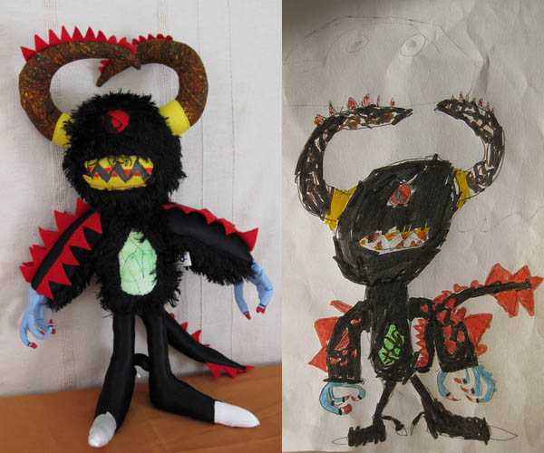 Мягкие игрушки, созданные по мотивам детских рисунков III игрушки, по мотивам, детские рисунки, «Child’s Own Studio