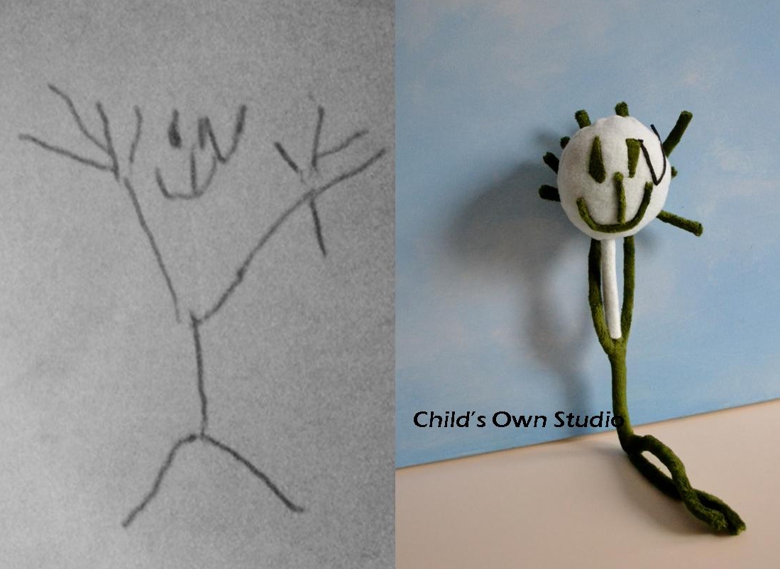 Мягкие игрушки, созданные по мотивам детских рисунков III игрушки, по мотивам, детские рисунки, «Child’s Own Studio