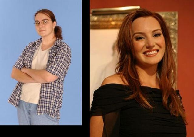 до и после,косметика,фитнес