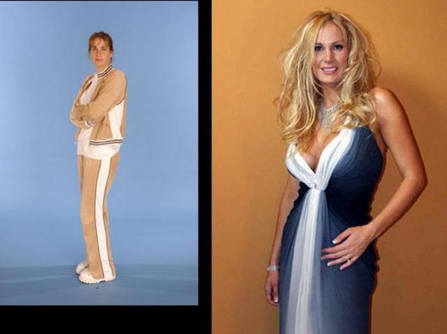 до и после,косметика,фитнес