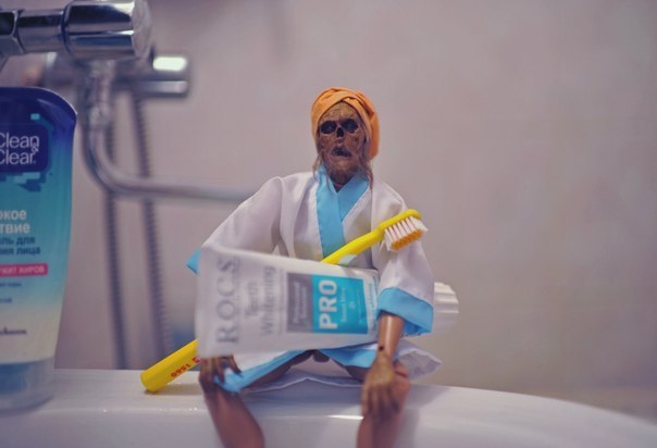 типичное утро девушки, женское утро, девушка с утра 