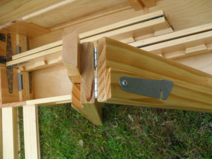 Двуспальная, раскладная, телескопическая, деревянная, кровать, из ящика