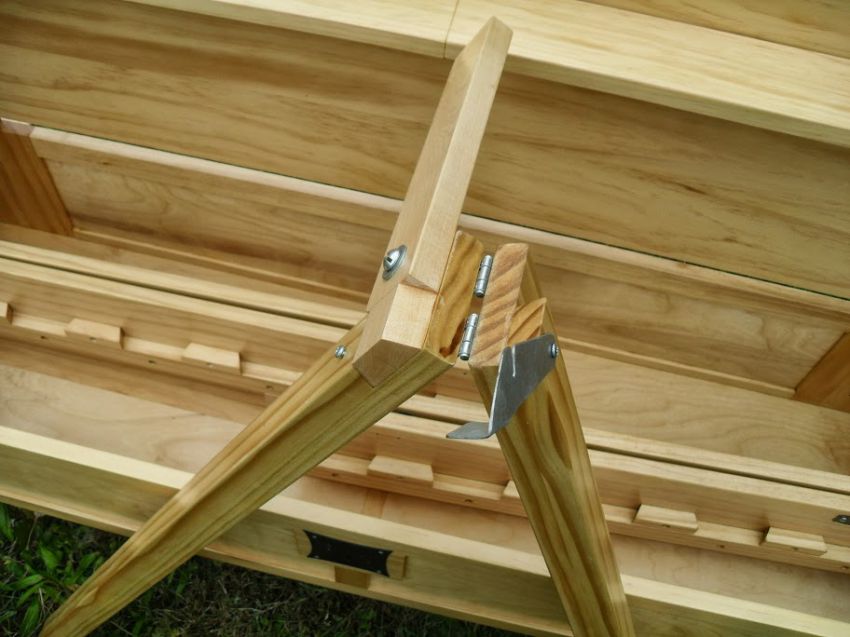 Двуспальная, раскладная, телескопическая, деревянная, кровать, из ящика