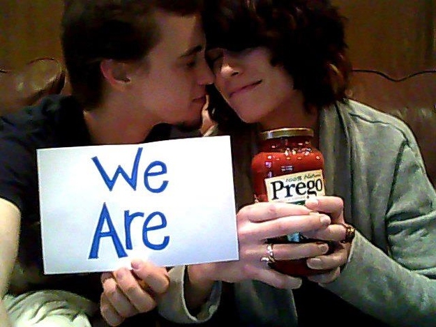 Необычные способы рассказать друзьям, о том что вы беременны Способ, родителей, рассказать о беременности, ребенок